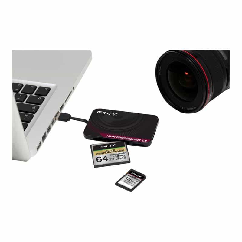 PNY Flash Card Reader High Performance 3.0 Formate SD/miniSD/microSD/SDHC/miniSDHC/microSDHC/SDXC/mi