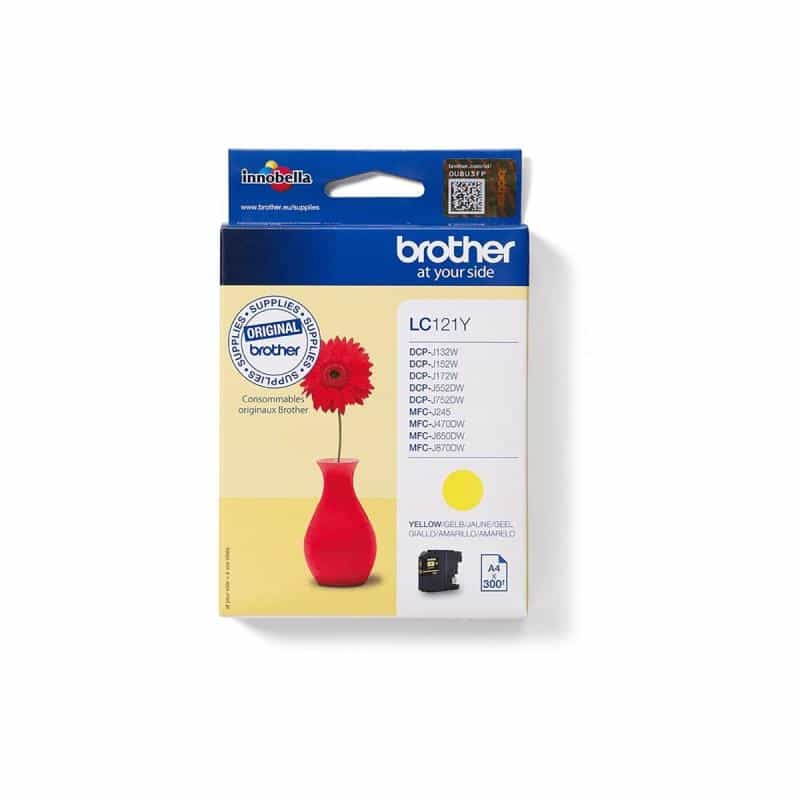 BROTHER LC121Y Gelb Tintenpatrone BROTHER LC121Y Gelb Tintenpatrone