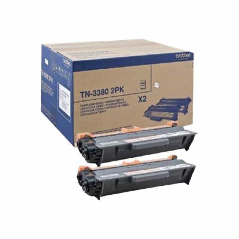 BROTHER TN3380 2PK 2er Pack Schwarz Tonerpatrone