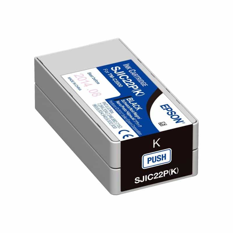 EPSON SJIC22P(C) Schwarz Tintenpatrone