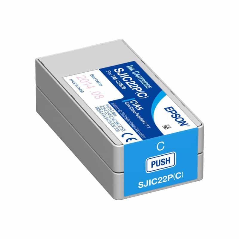 EPSON SJIC22P(C) Cyan Tintenpatrone