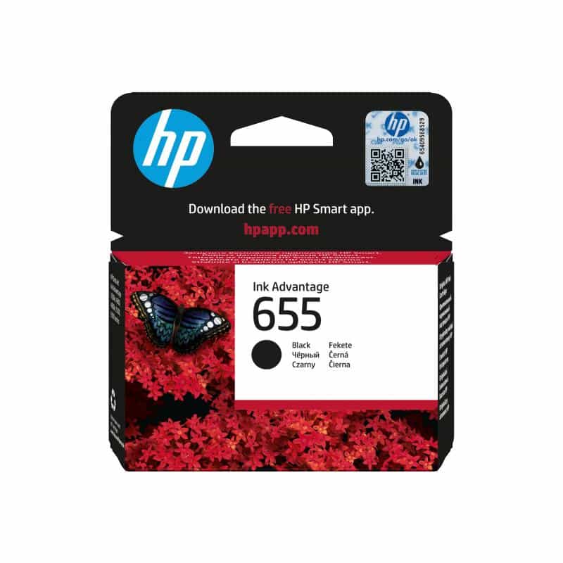 HP 655 Schwarz Tintenpatrone