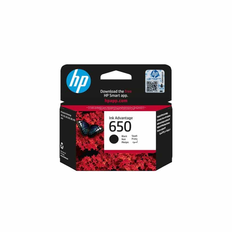 HP 650 Schwarz Tintenpatrone