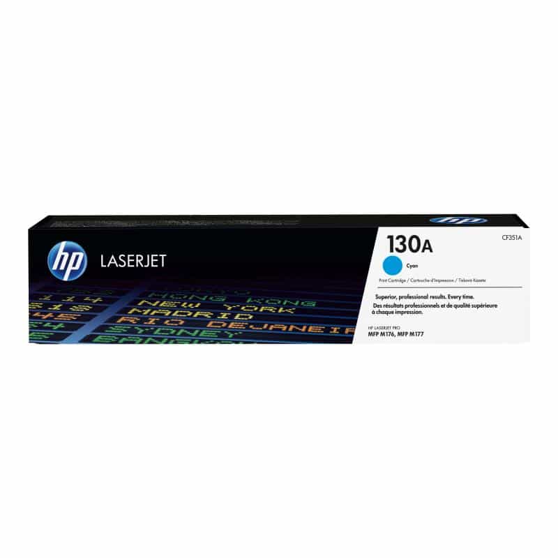 HP 130A Cyan LaserJet Tonerpatrone (CF351A)