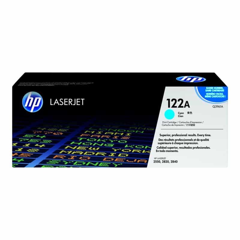 HP 122A Cyan LaserJet Tonerpatrone (Q3961A)