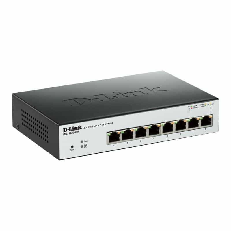 D-Link Switch  8Port Gigabit PoE L2  Managed DGS-1100-08P