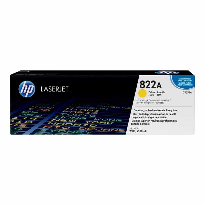 HP 822A Gelb LaserJet Tonerpatrone (C8552A)