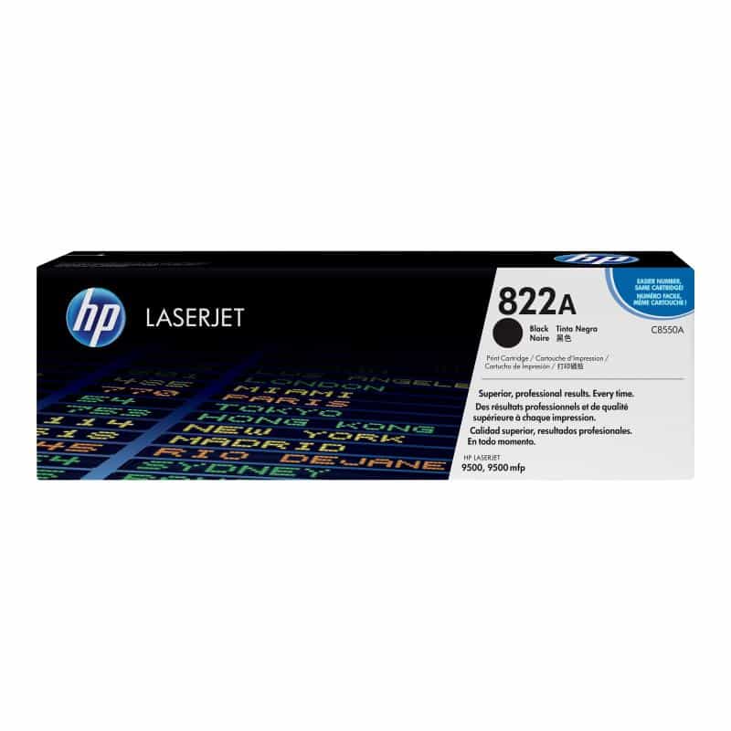 HP 822A Schwarz LaserJet Tonerpatrone (C8550A)