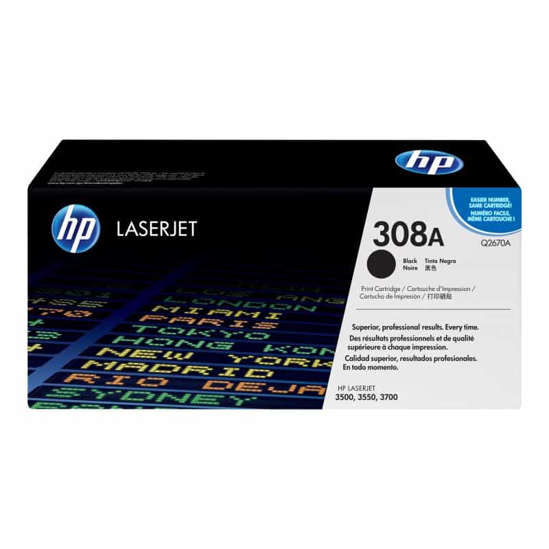 HP 308A Schwarz LaserJet Tonerpatrone (Q2670A)