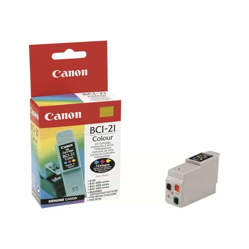 CANON BCI 21 Gelb, Cyan, Magenta Tintenbehälter
