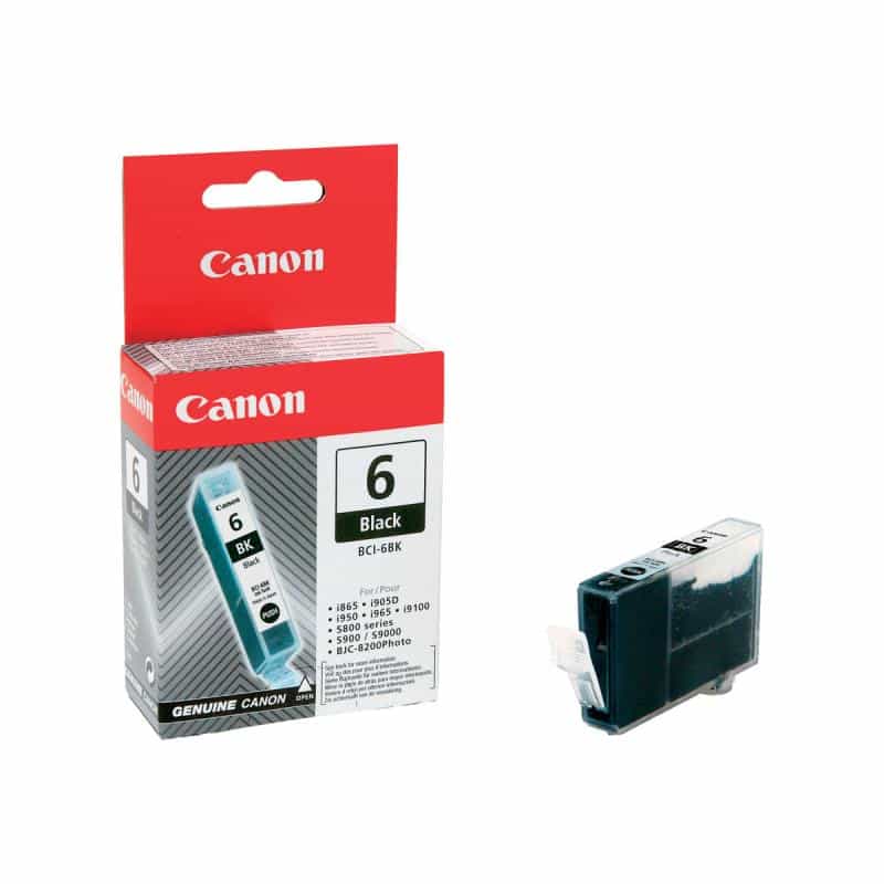 CANON BCI 6BK Schwarz Tintenbehälter CANON BCI 6BK Schwarz Tintenbehälter