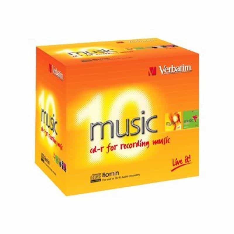 VERBATIM Audio CD Rohling 80min 700MB JewelCase