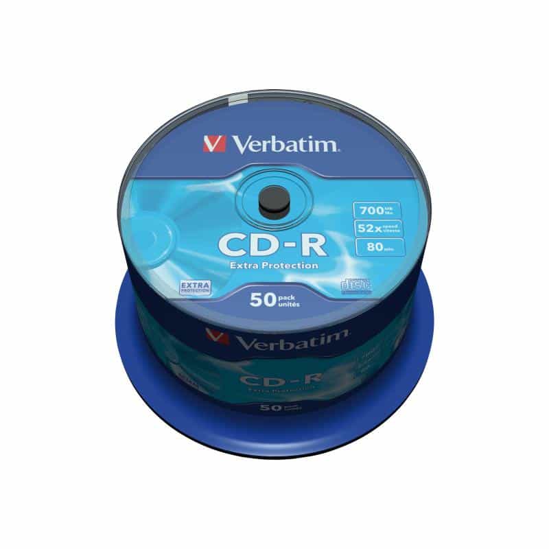 Verbatim CD Rohling 80min 700MB    48xSp. Spindel Crystal