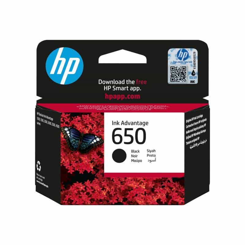 HP 650 Schwarz Ink Advantage Tintenpatrone