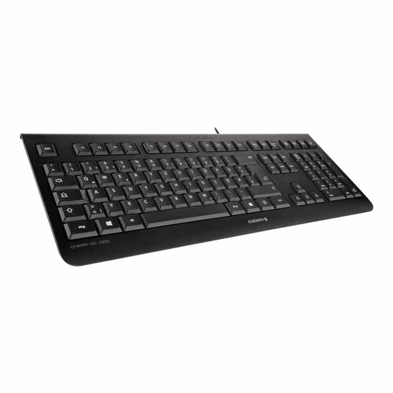 Cherry KC 1000 Tastatur schwarz USB UK-Layout