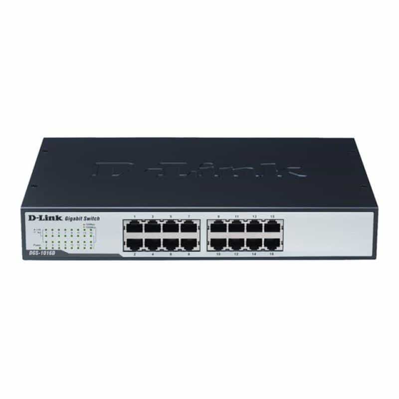 D-LINK DGS-1016D Gigabit Switch 16xRJ45 10/100/1000