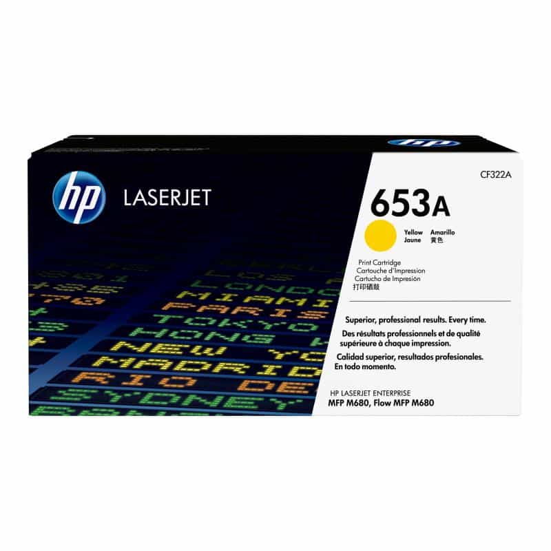 HP 653A Gelb LaserJet Tonerpatrone (CF322A)