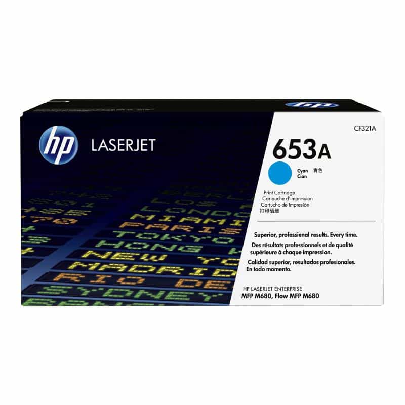 HP 653A Cyan LaserJet Tonerpatrone (CF321A)