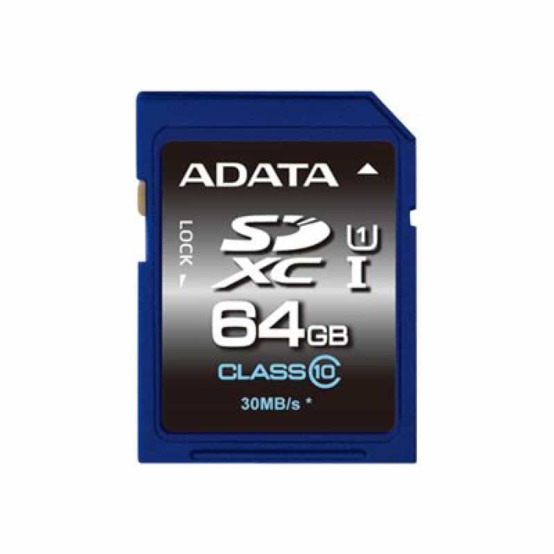 A-DATA SD Card 64GB ADATA  SDHC          (UHS-I Class 10) retail