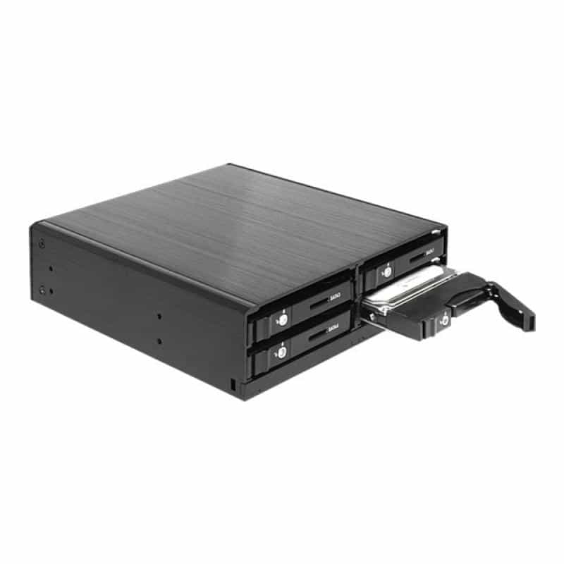 Wechselrahmen Delock SATA 5,25 -> 4 x 2,5 HDDs Delock