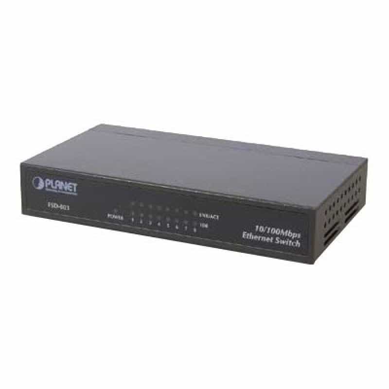 PLANET TECHNOLOGY Net Switch 10/100 8P PLANET FSD-803
