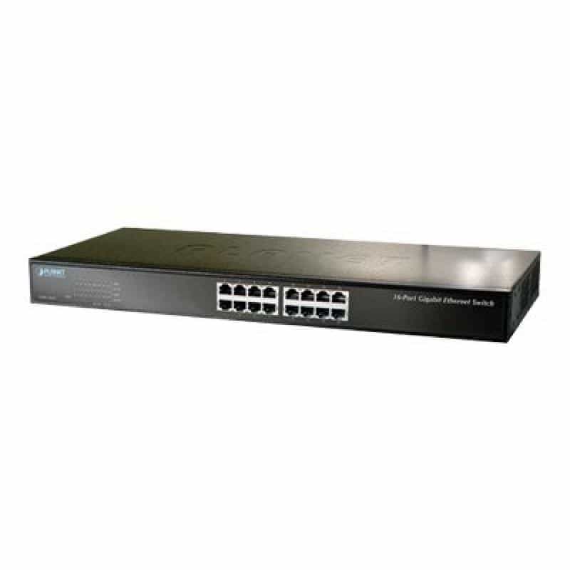 PLANET TECHNOLOGY Net Switch 1000T 16P PLANET GSW-1601 (19")