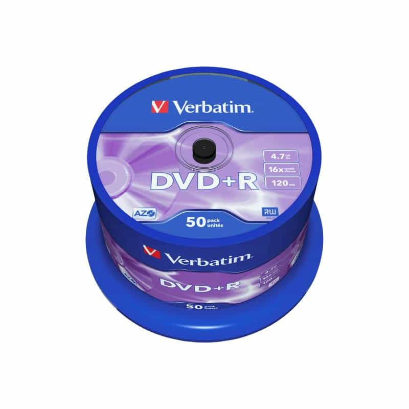 Verbatim DVD+R 50er Spindel 16x Verbatim DVD+R 50er Spindel 16x