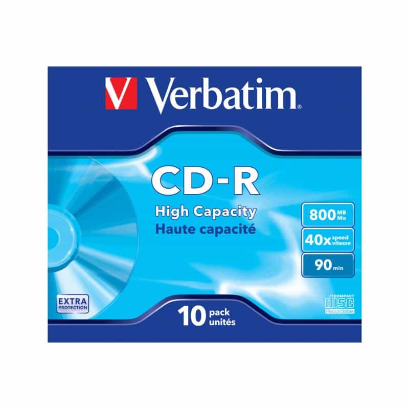 CD-R 800MB 10er Jewelcase 52x