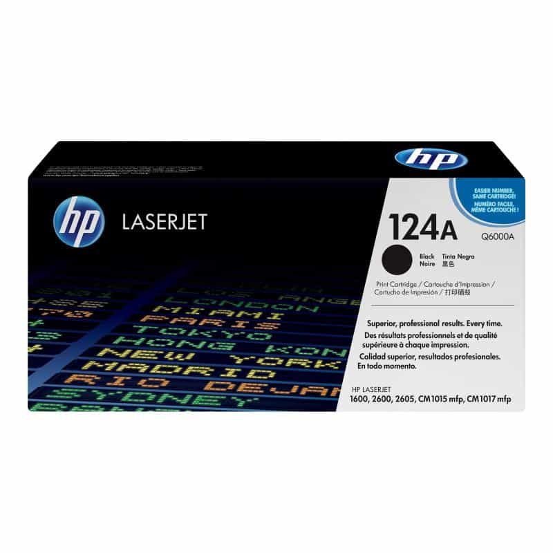 HP 124A Schwarz LaserJet Tonerpatrone (Q6000A)