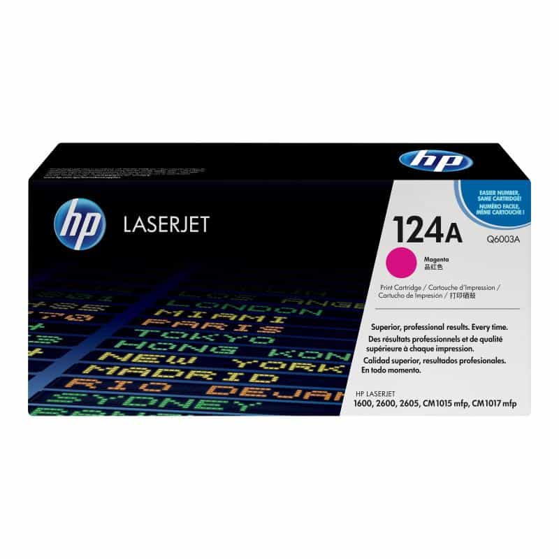 HP 124A Magenta LaserJet Tonerpatrone (Q6003A)