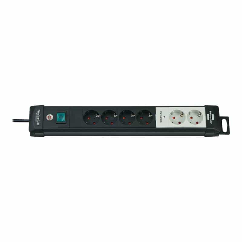 Steckdosenleiste Premium-Technik-Line Brennenstuhl 6fach (2 permament, 4 schaltbar) 3m