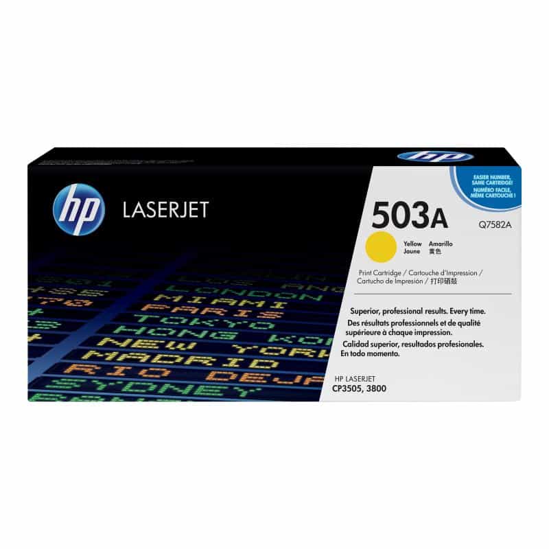 HP 503A Gelb LaserJet Tonerpatrone (Q7582A)