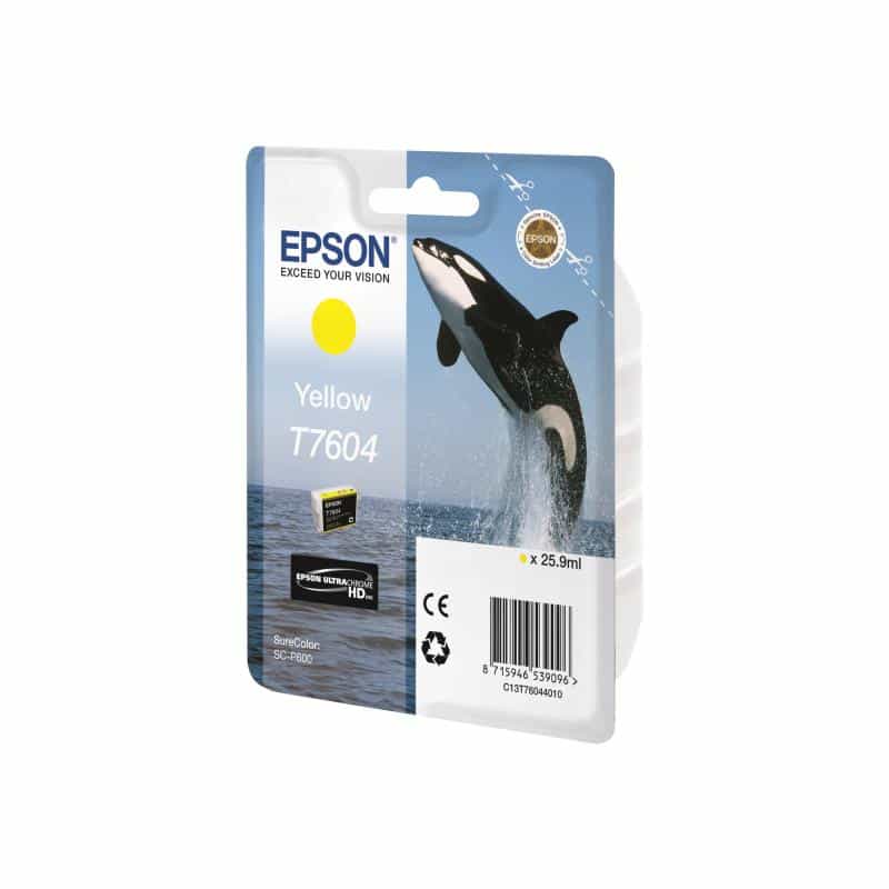 EPSON T7604 Gelb Tintenpatrone