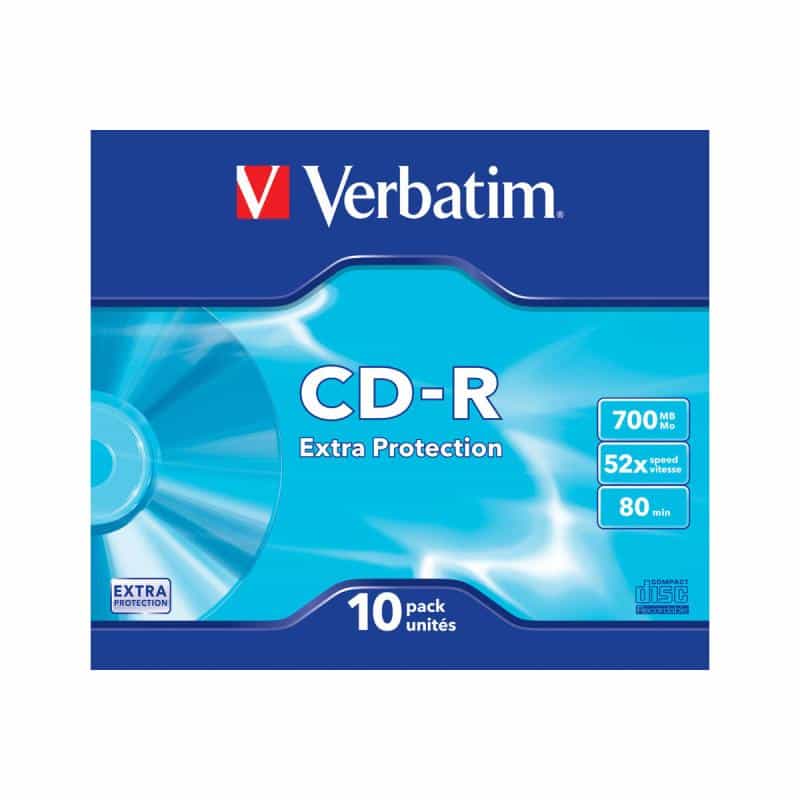 CD-R 700MB 10er Slimcase 52x Extra