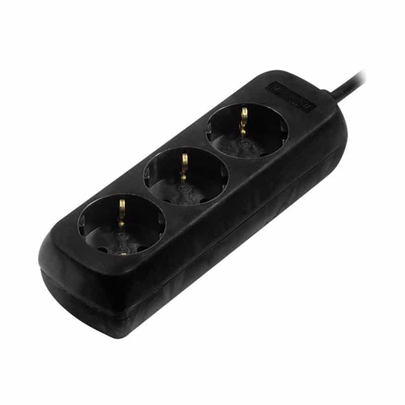 HAMA Steckdosenleiste 108843 schwarz 3-fach,