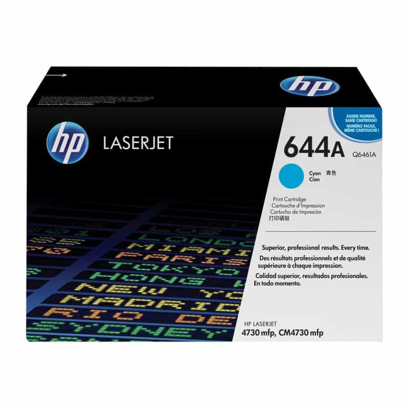 HP 644A Cyan LaserJet Tonerpatrone (Q6461A)