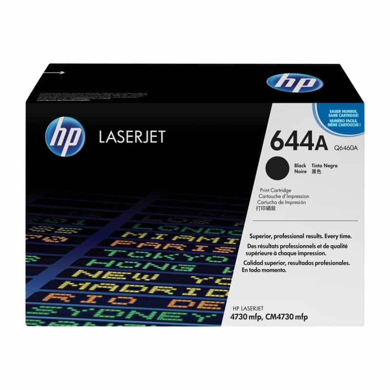 HP 644A Schwarz LaserJet Tonerpatrone (Q6460A)