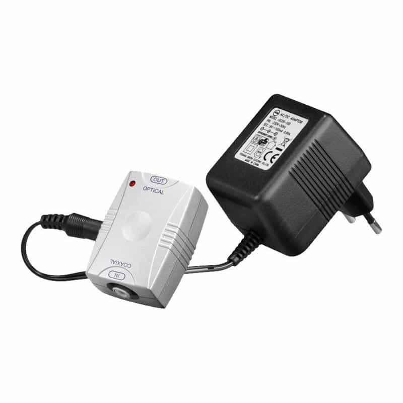 Koaxial-Opto-Wandler inkl. Netzteil