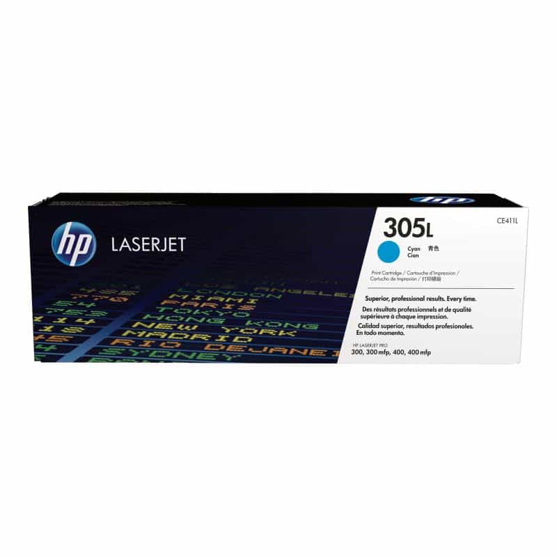 HP 305L Cyan LaserJet Tonerpatrone (CE411L)