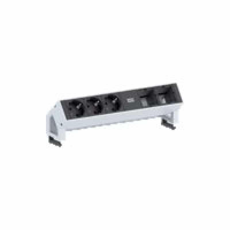 BACHMANN - Elevator 1 x Schutzkontaktsteckdosen 2 x Custom Modul,  Zuleitung 0,3m mit GST18