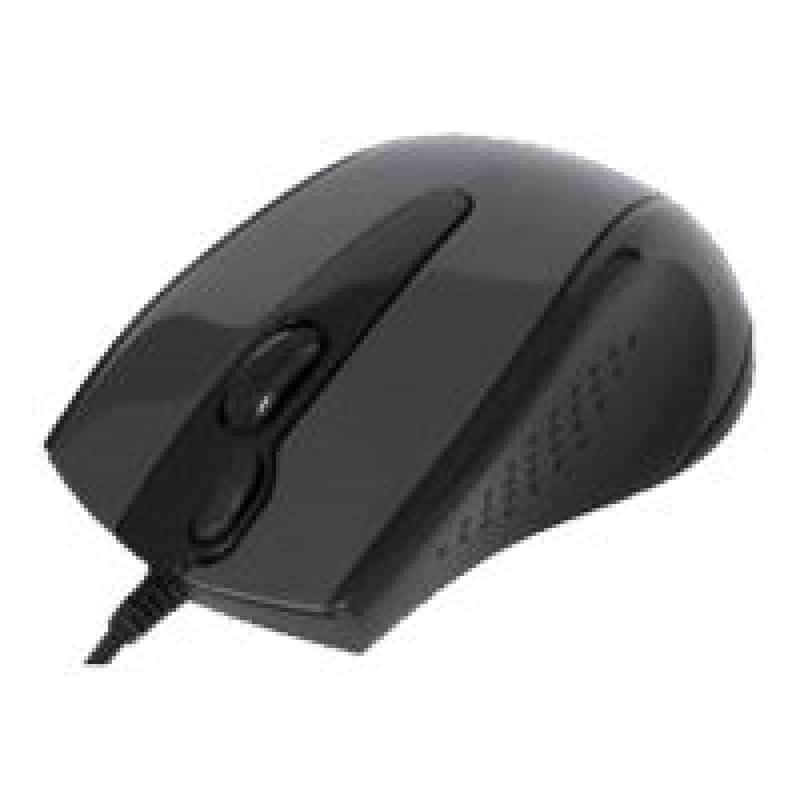 A4-TECH Maus A4Tech V-TRACK N-500F-1 Glossy Grau USB