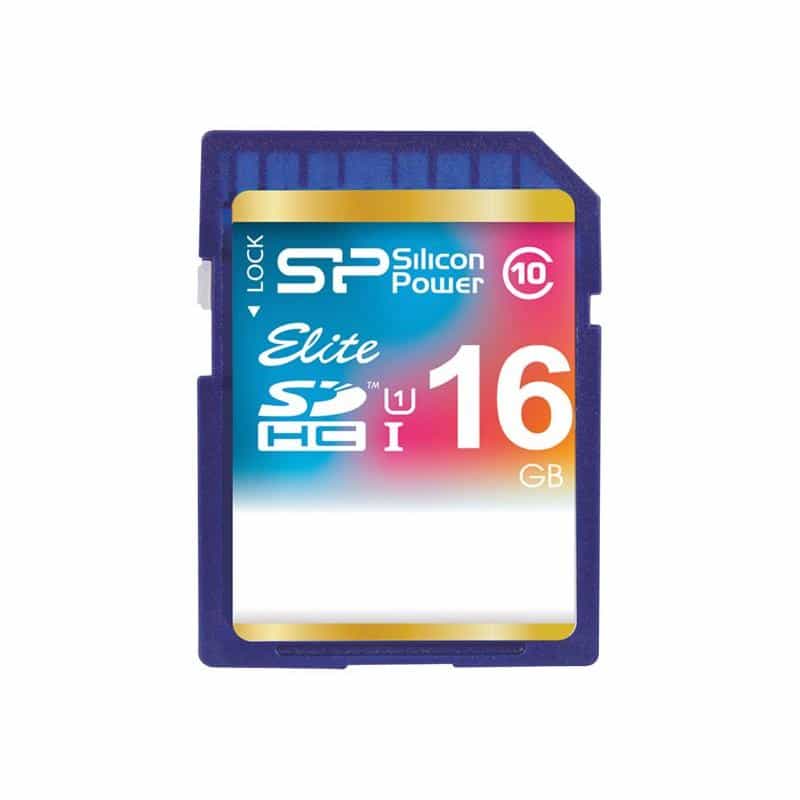 SILICON POWER SD Card 16GB Silicon Power UHS-1 (Elite Class) 10 Retail