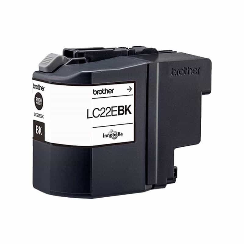 BROTHER LC22EBK Sehr hohe Ergiebigkeit Schwarz Tintenpatrone