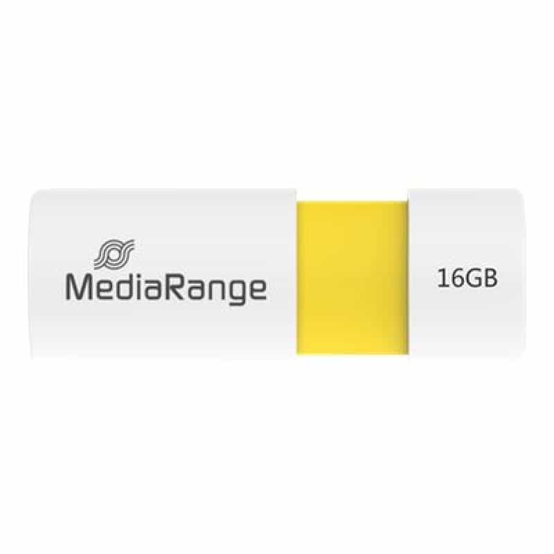 MEDIAR USB FLASHDRIVE 16GB YEL