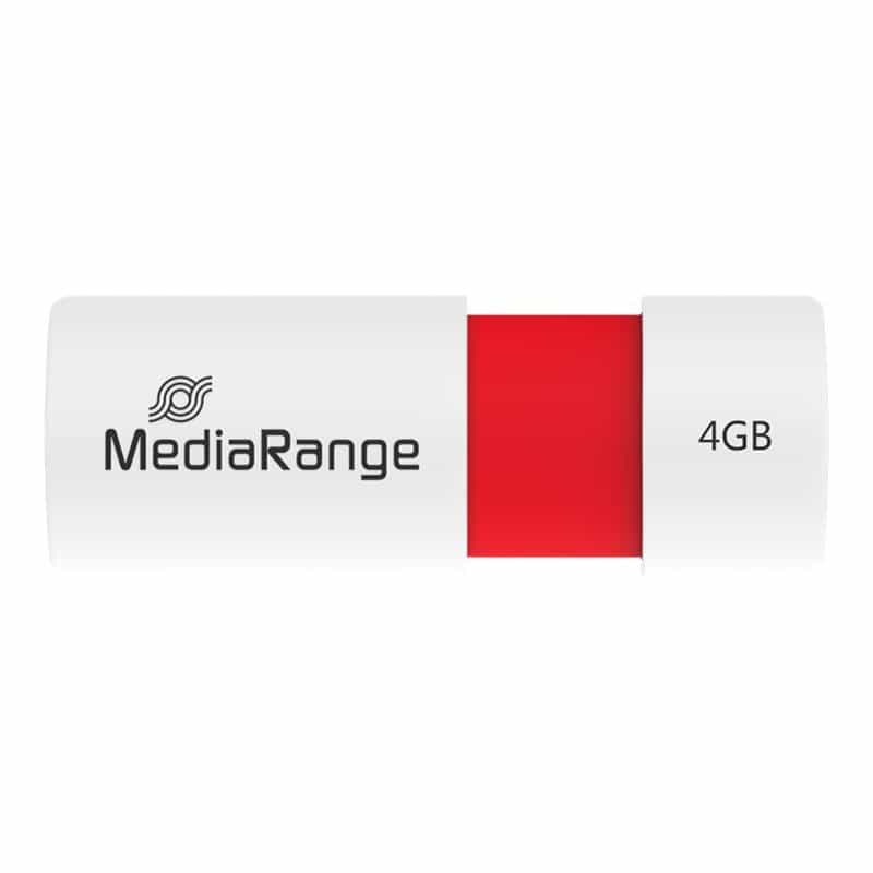 MEDIAR USB FLASH DRIVE 4GB RED
