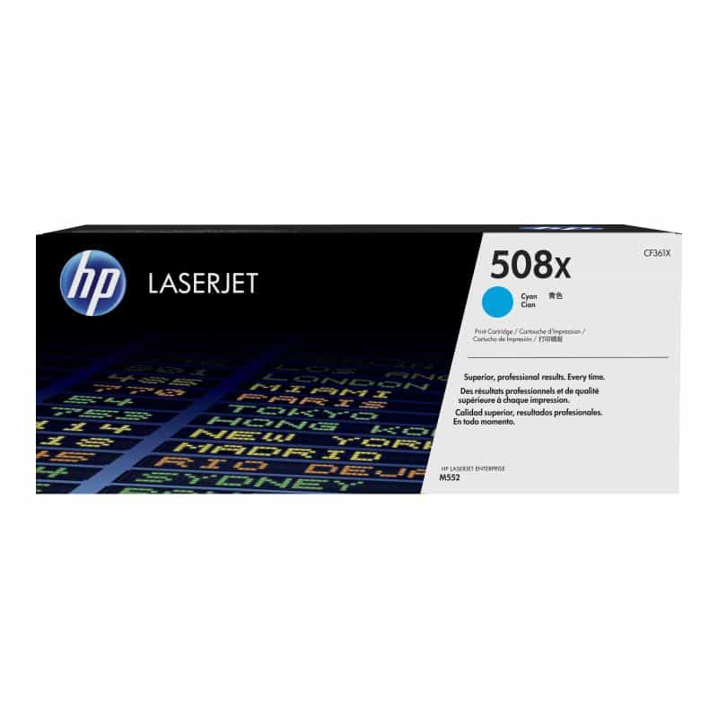 HP 508X Cyan LaserJet Tonerpatrone (CF361X)
