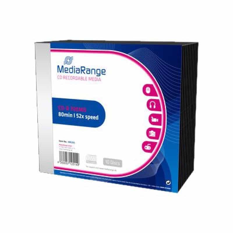 MEDIARANGE CD-R  MediaRange 700MB  10pcs Slimcase 52x