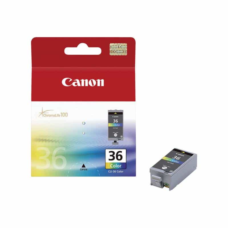 CANON CLI 36 Color Farbe (Cyan, Magenta, Gelb, Schwarz) Tintenpatrone