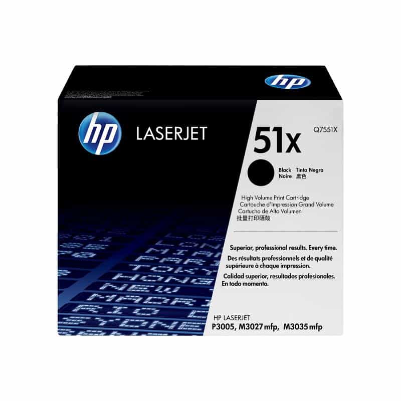HP 51X Schwarz LaserJet Tonerpatrone (Q7551X)