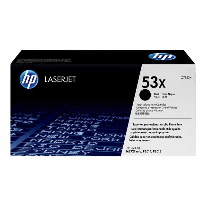 HP 53X Schwarz LaserJet Tonerpatrone (Q7553X)